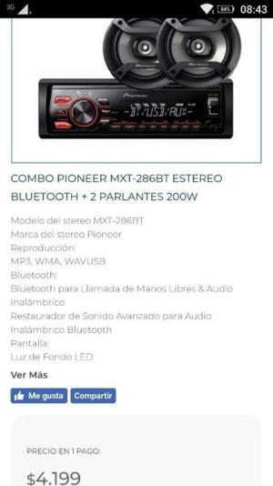 VENDO STEREO PIONEER