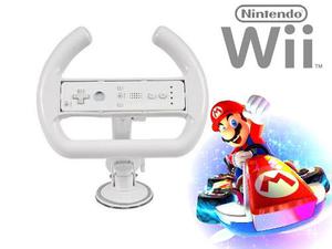 Volante Nintendo Wii Con Base Maxima Calidad Racer Wheel