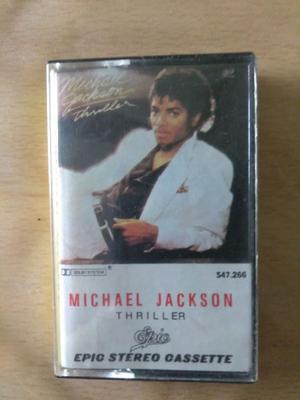 Cassette MICHAEL JACKSON THRILLER Nacional 