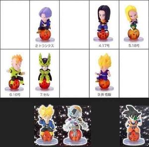 Dragon Ball Z Mini Toys Sticker Design Chara Puchi Muñecos