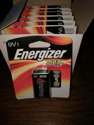 Energizer Max Batería 9v-1 Caja X 12 Baterías