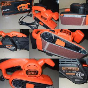 Lijadora De Banda 680w Black + Decker Br318-ar