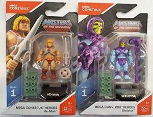 Masters Of The Universe He Man Skeletor Mega Construx 5cm