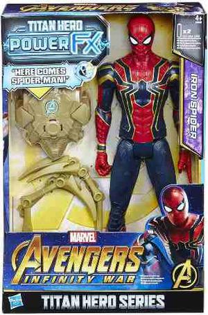 Muñeco Iron Spider Avengers Infinity War Power Fx Titan