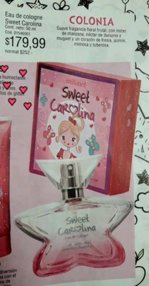 Perfume infantil Sweet Carolina