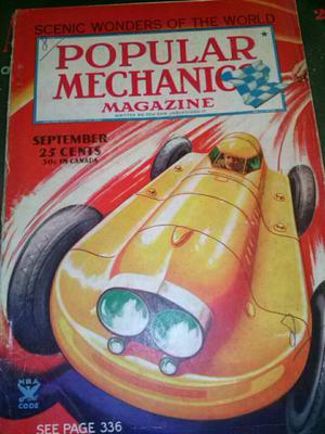 Revistas antiguas Mecánica popular, aeromodelismo,