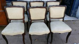 Antiguas sillas estilo francés impecables