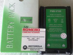 Bateria P/ Vertex Vx231 - Fnb-v106 Romero Comunicaciones