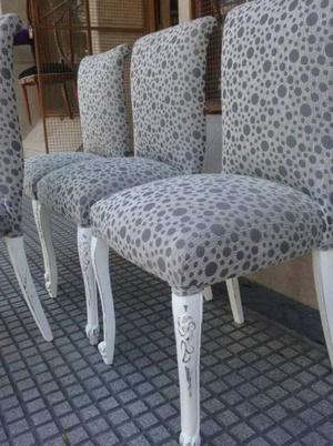 bellas sillas con patas talladas / provenzal frances