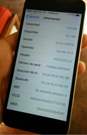 iPhone 6 16 Gb Silver Caja y Accesorios