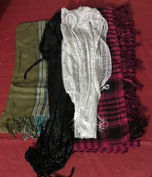 2 PASHMINAS Y 2 CHALINAS