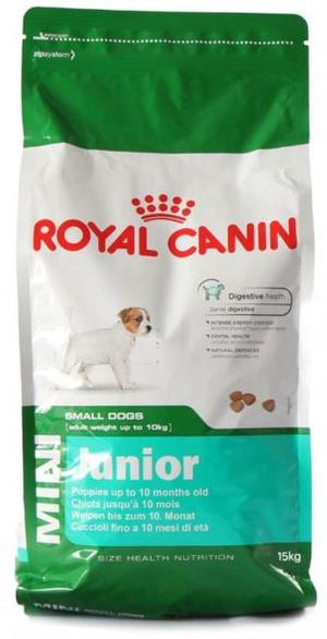 ROYAL CANIN MINI JUNIOR X 15KG ENVIOS A DOMICILIO SIN CARGO