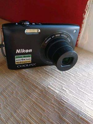 Vendo Cámara Nikon Coolpix s mpxl HD, impecable