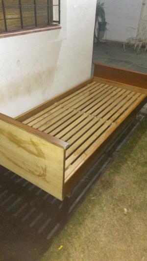 cama 1 plaza madera