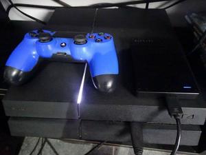 ps4 2.5 tb, 4 juegos fisicos,2 joystick, 37 juegos