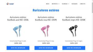 Auriculares estéreo KSE-105BL