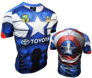 Camiseta Rugby Capitan America Entrenamiento Juego Lions Xv