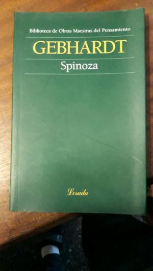 Gebhardt Spinoza editorial Lozada