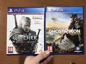 JUEGOS PS4: Ghost Recon / The Witcher