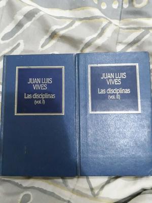 Juan Luis Vives Las disciplinas Vol. I y II
