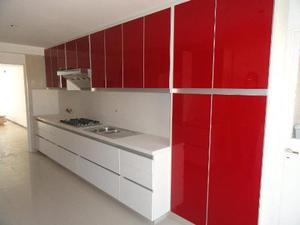 Mueble De Cocina Moderno - Alacena Y Bajo Mesada - 1 Metro