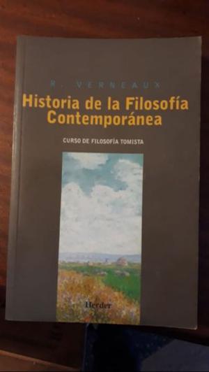R. Verneaux Historia de la Filosofía Contemporánea