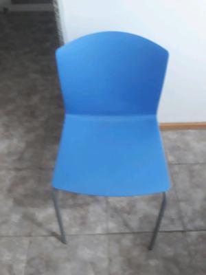 Sillas plasticas para comedor diario u otro uso 500 c una.