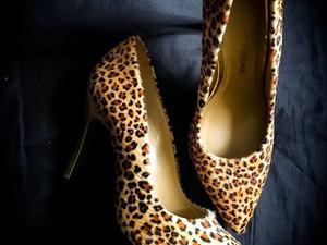 Stiletto simil leopardo 37