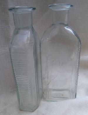 frascos de farmacia vidrio