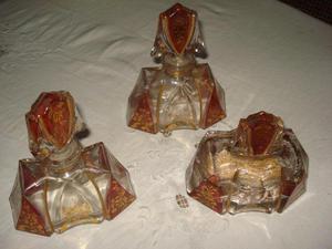 perfumeros antiguos cristal