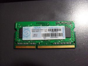 MEMORIA 2GB NOVATECH DDR3 PARA NOTEBOOK y NETBOOK