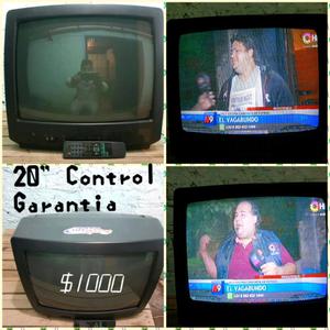 Tv 20" Control Garantia