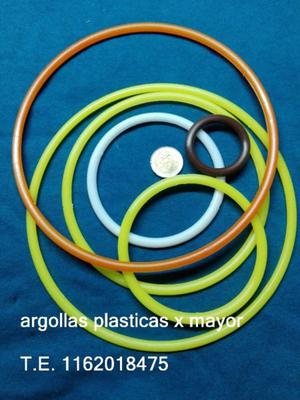 aros de plasticos para artesanias
