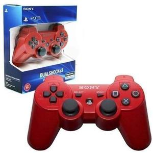 Joystick Ps3 Rojo Sony Dualshock Ps3 Caja Sellada