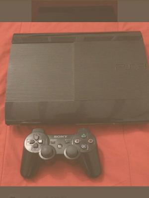 Ps3 Play Station 3 Ultra Slim 500gb + 2 Joystick + Garantia