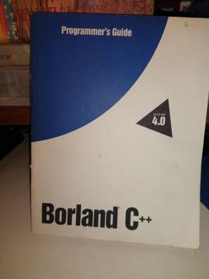 Borland C ++ Version 4.0 - Programmer's Guide