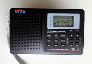 RADIO DIGITAL TVDIO V-111 / VITE VT-111 AM FM ONDA CORTA
