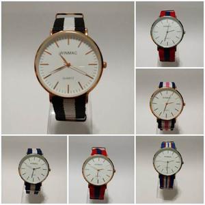 Relojes Malla Rallada Unisex X 5 Unidades X Mayor