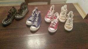 Zapatillas All Star Converse 4 pares x $ .- Excelente