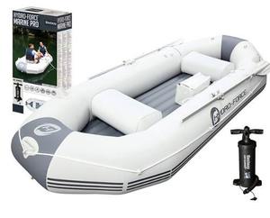 Bote Inflable Marine 270kg Con Remos Aluminio + Inflador