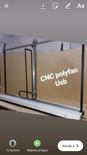 Cortadora CNC polyfan plotter