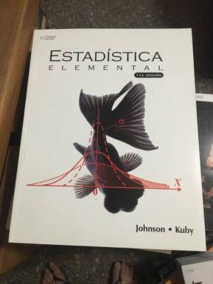 Estadística Elemental 11 Edición Johnson Kuby Impecable