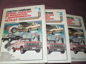 Manuales tecnicos automotores CHILTON 3de coleccion