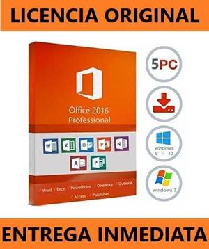 Microsoft Office  - Licencia Original - 5 Pc Mac
