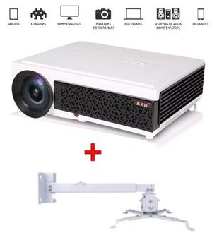 Proyector Led 96+ Hd lm Hdmi Vga Android Wifi + Soporte