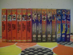 Vendo Coleccion de Dragon Ball Z Lote de 14 VHS