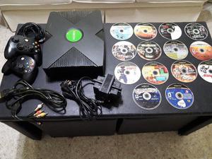 Xbox Clásico + 2 Controles + Juegos Originales.de Usa.