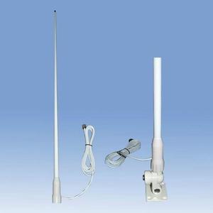 Antena Marina Vhf - 1.2m Alta Ganancia - Soporte Rebatible