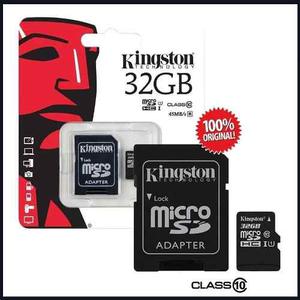 Memoria Kingston Micro 32gb Clase 10 Original 100 % Garantia
