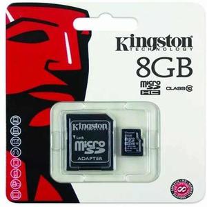 Memoria Micro Sd Hc 8 Gb Kingston Clase 10